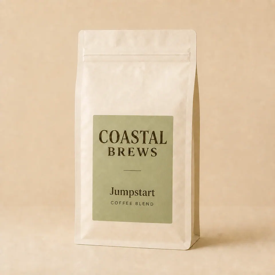 Coastal Brews Jumpstart coffee bag