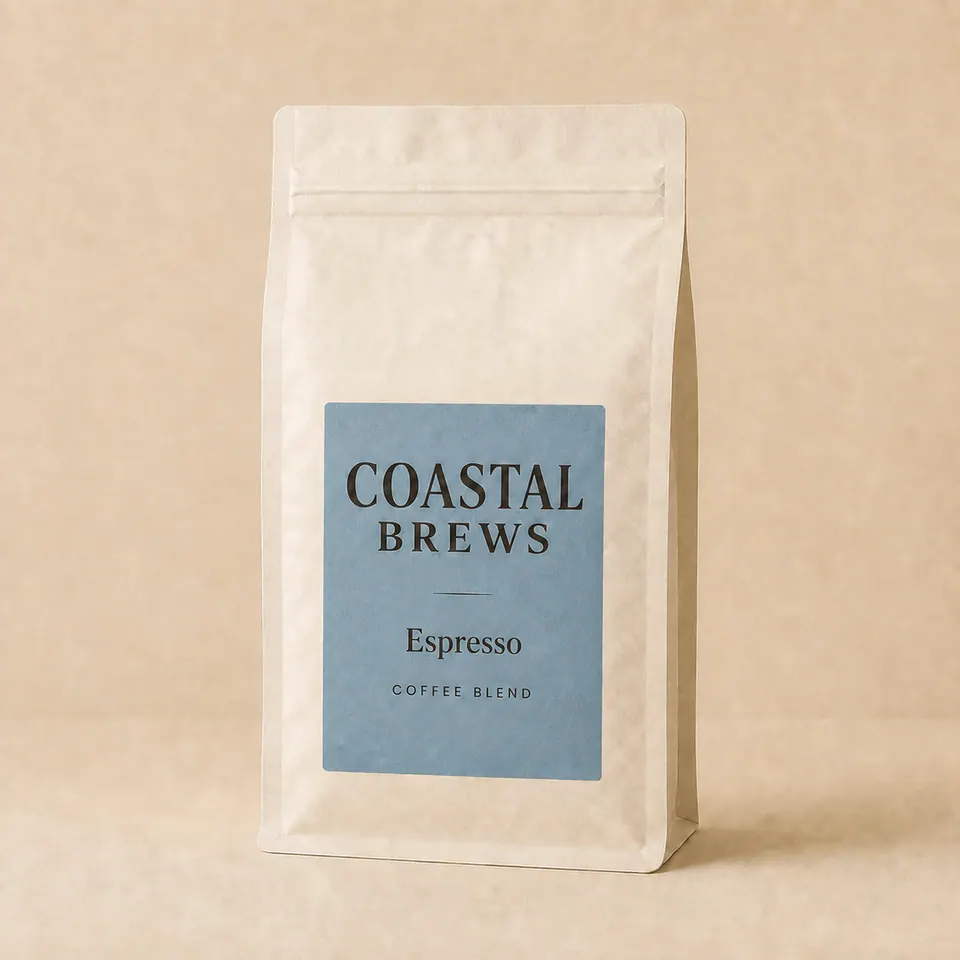 Coastal Brews Espresso coffee bag